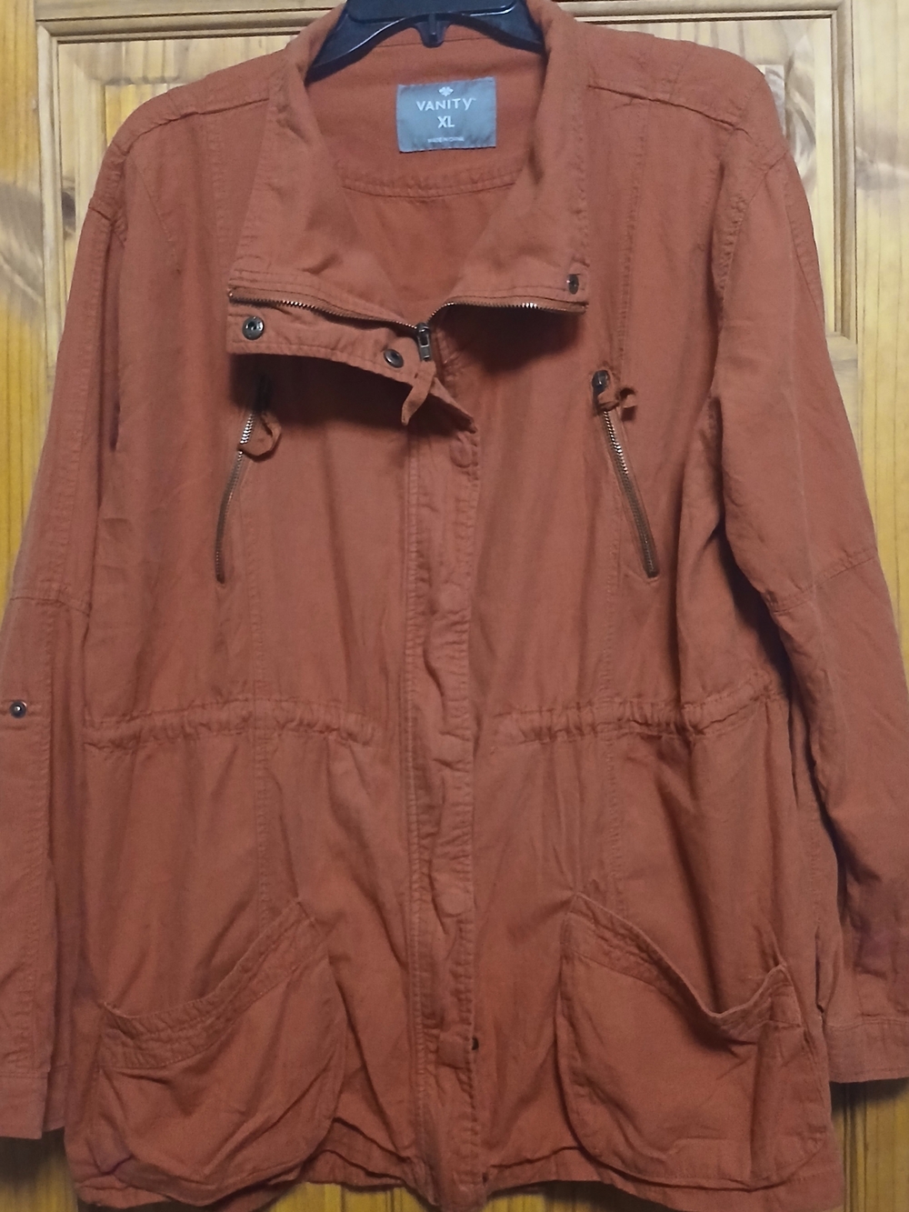 Vanity Orange/Rust Utility Jacket